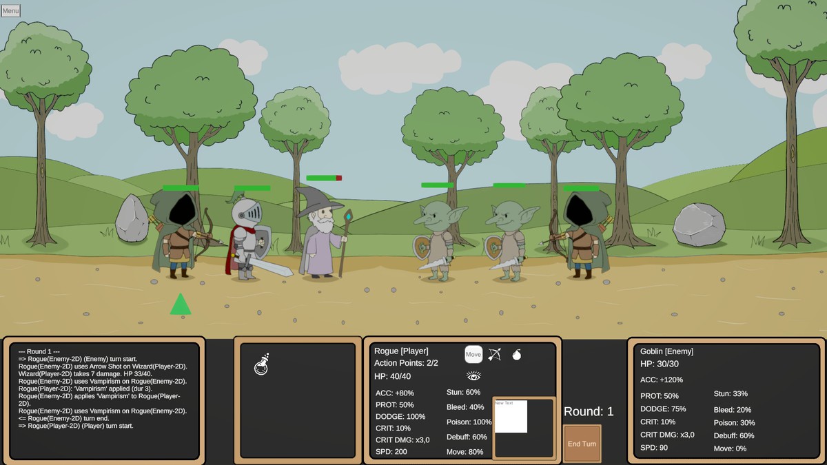 BASTION Turn-Based Combat Framework
