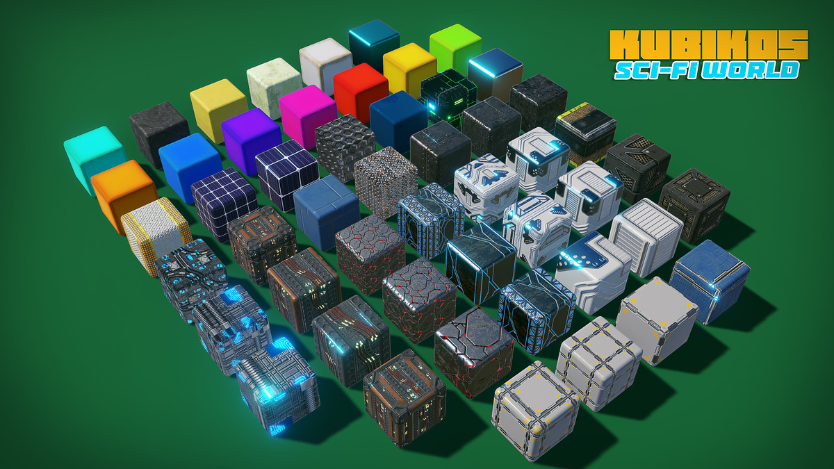 KUBIKOS Ultimate Bundle – Stylized Cube Worlds & Characters