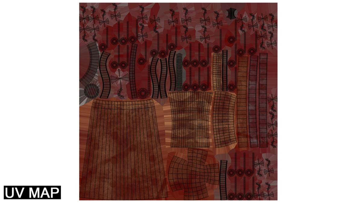 Baseball Bat Blood Weapon URP HDRP Textures