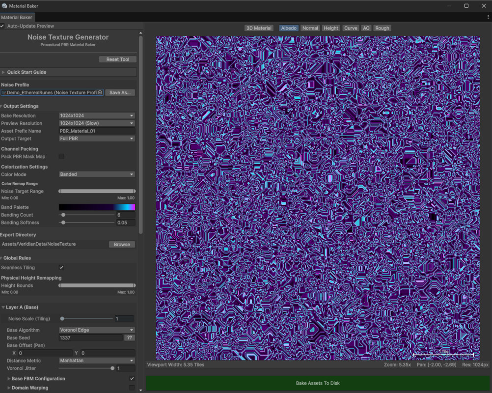 Noise Texture Generator: Procedural PBR Baker