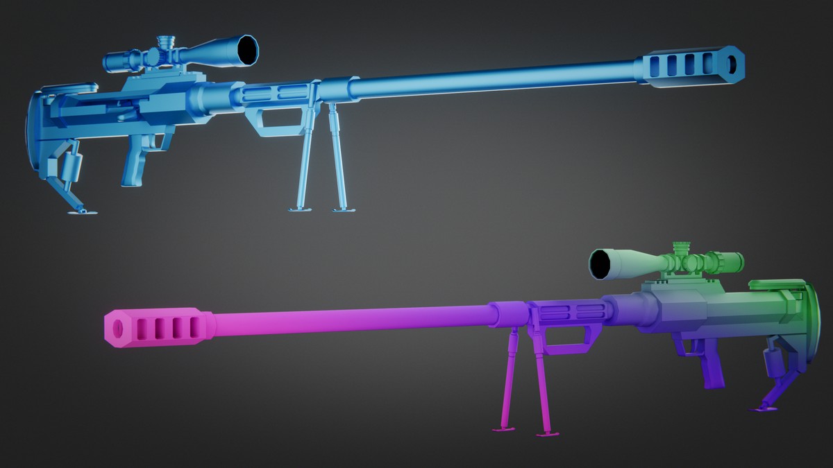 Ultimate Weapon Pack — 23 Guns + 943 Skins (Low Poly, Stylized, FPS/TPS Ready)
