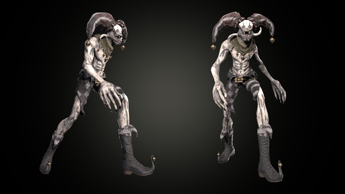 Jester Creepy Monster