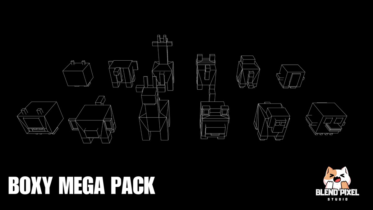 Cartoon Animal Mega Pack