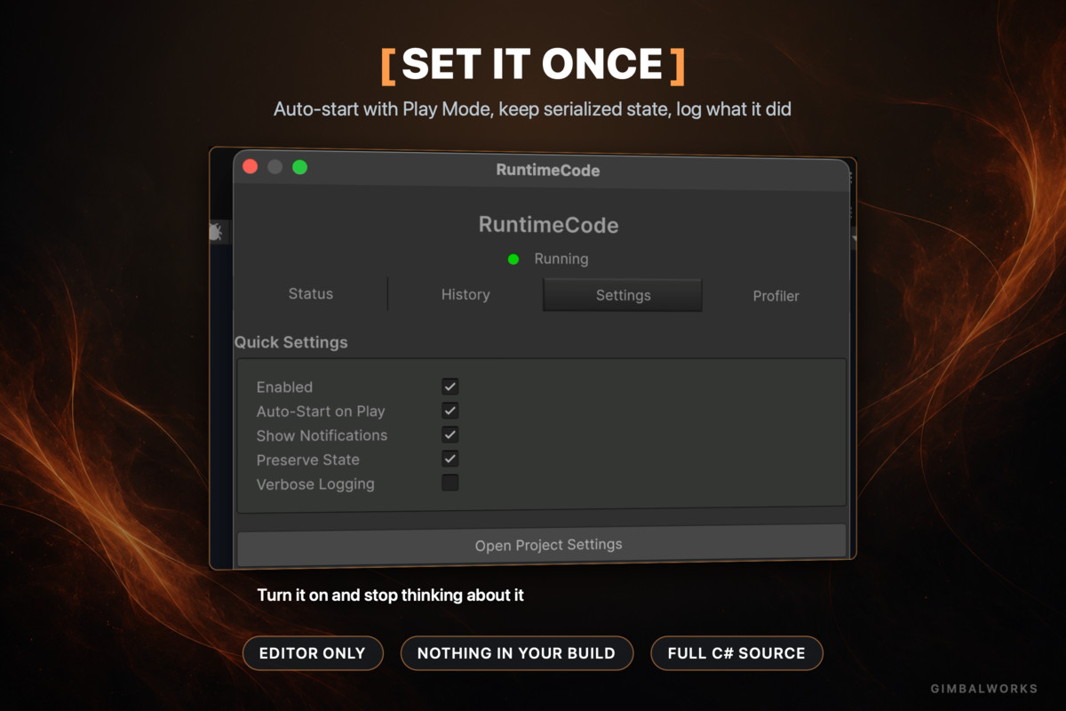 RuntimeCode - Live Code Reload