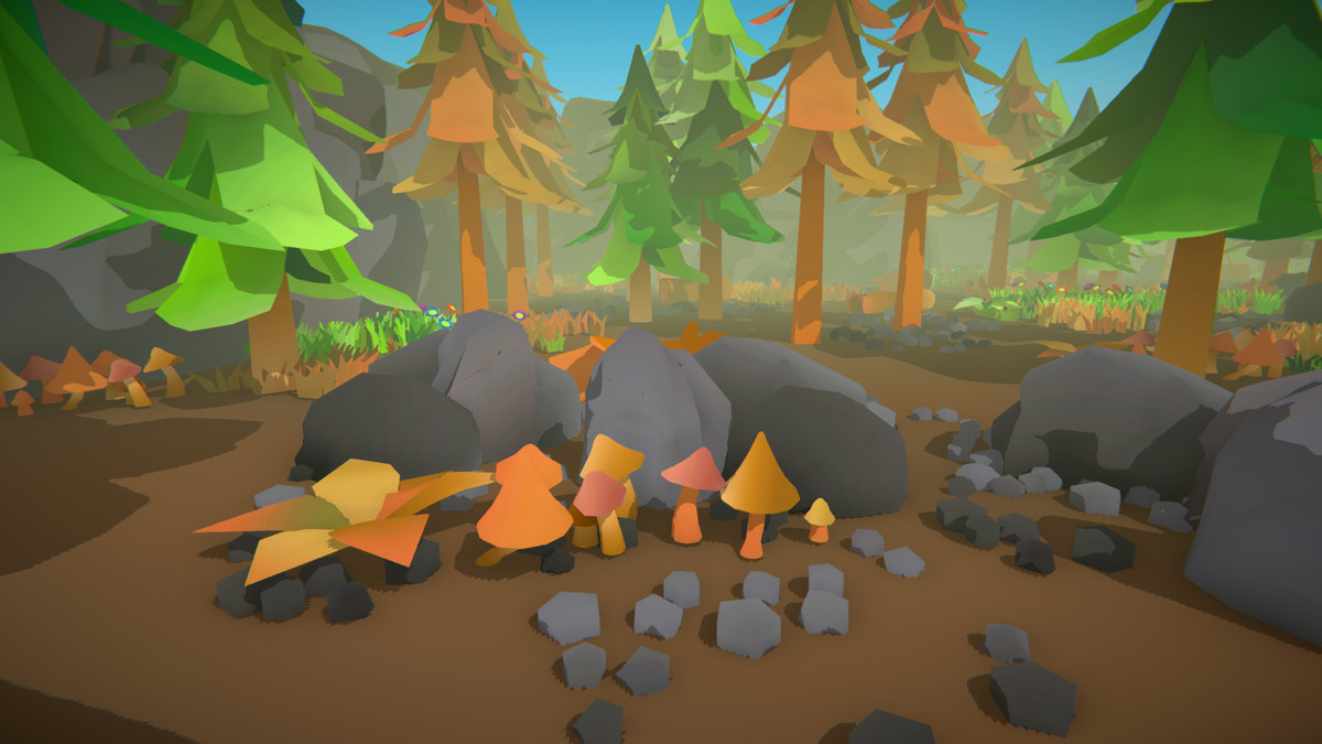 Polygonal Woodlands Nature Asset Package