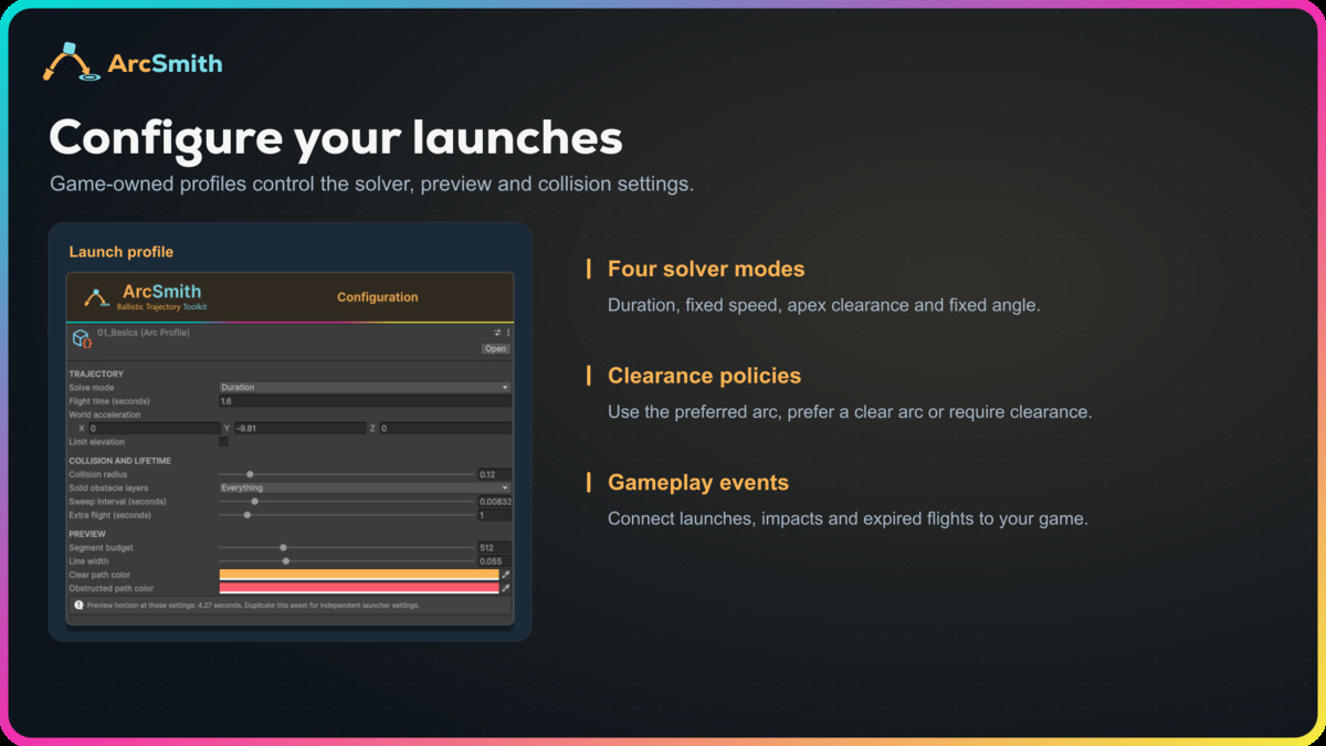 ArcSmith | Ballistic Trajectory Toolkit