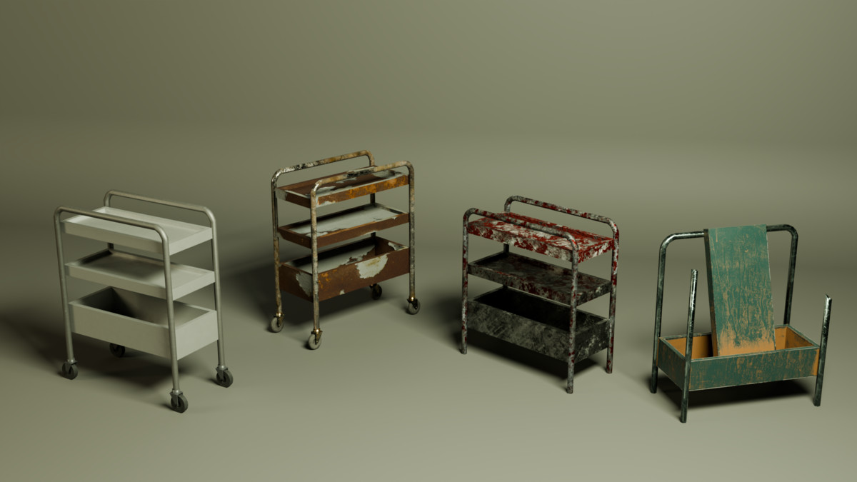 Hospital Clean/Horror Props Pack – Modular Environment | URP/HDRP