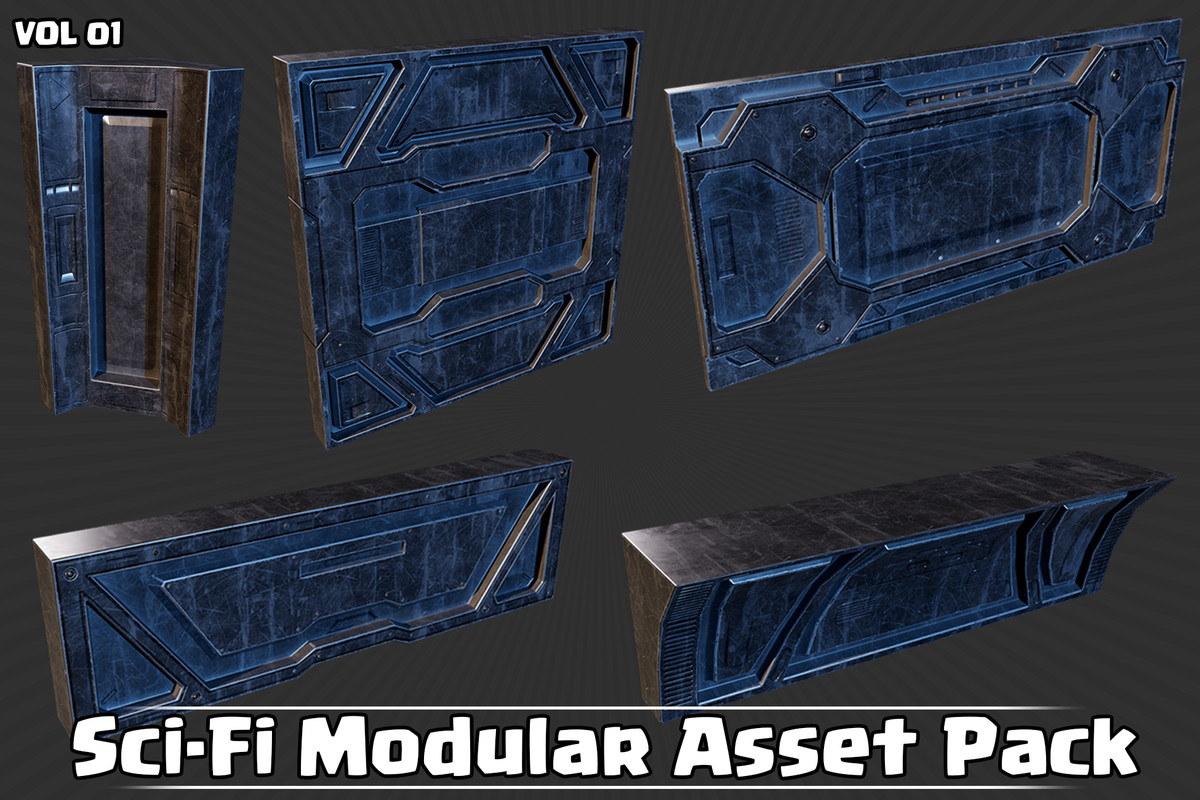 Sci-Fi Modular Assets
