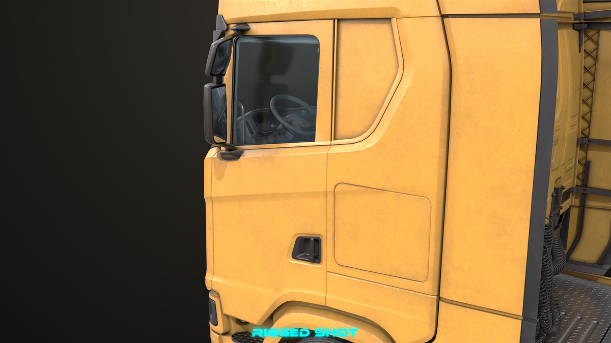 Chassis 06 Yellow URP HDRP Textures