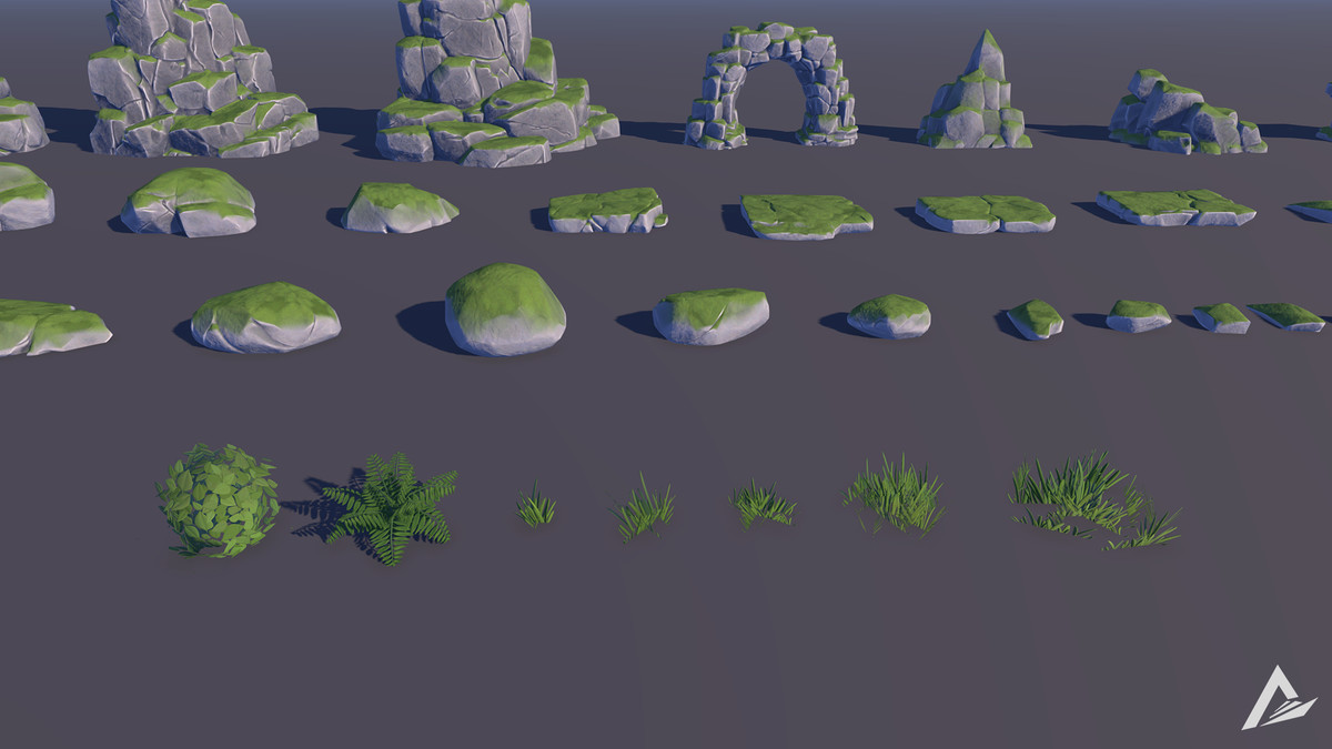 Stylized Nature - Rocks & Cliffs Pack