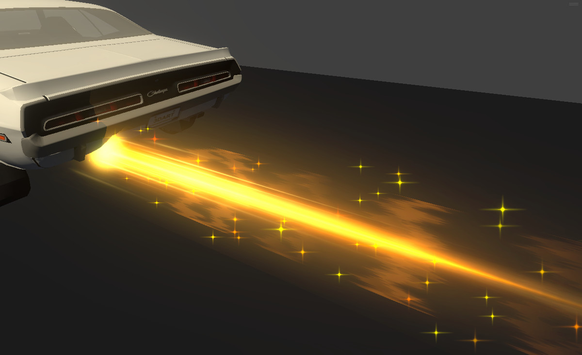 Game VFX - Exhaust jet effect