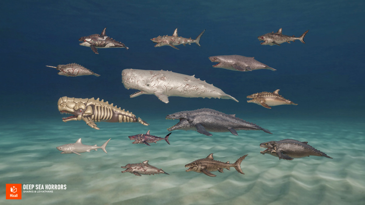 Deep Sea Horrors — Sharks & Leviathans