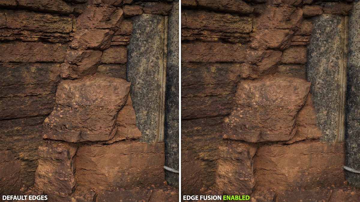 Edge Fusion: Smooth Surface Contacts