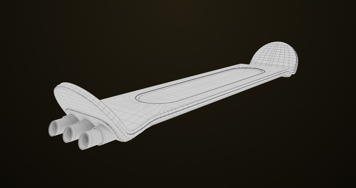 Sci-Fi Hoverboard 5 URP HDRP Textures