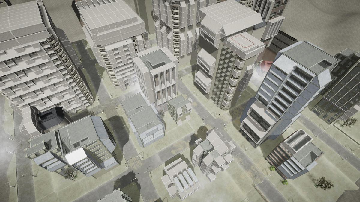 OWA Tech District - City Building Kit: Sci-Fi, Cyberpunk, Modern, Futuristic