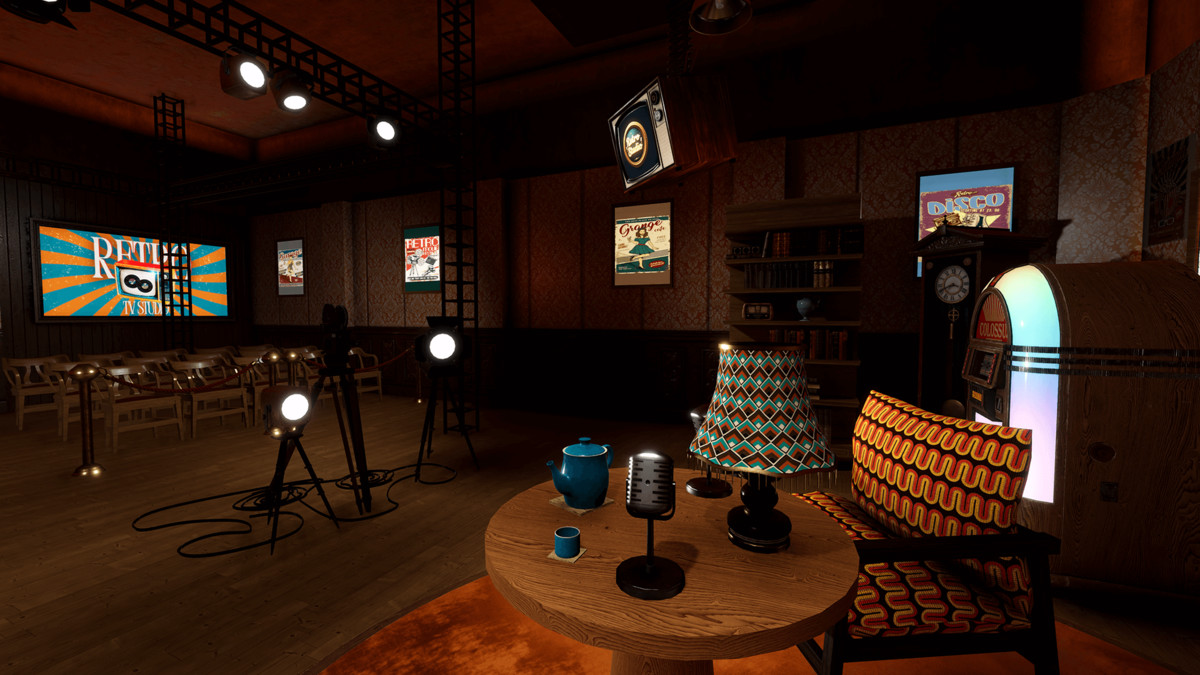 Retro TV Studio 2. (URP)