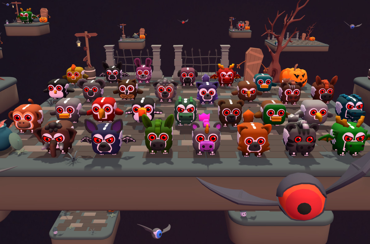 CuteMagic - Cube Animals Pack: Spooky Edition