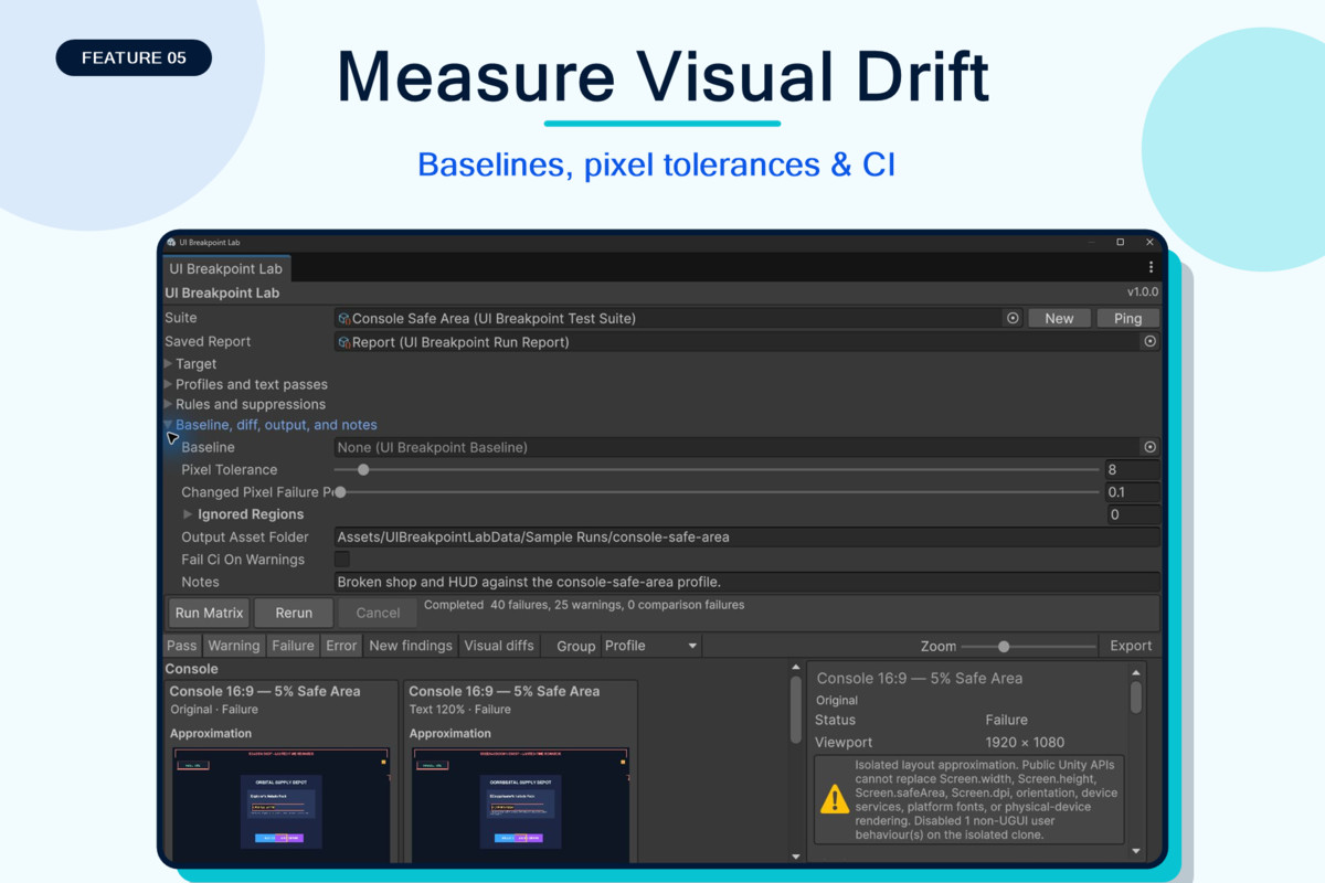 UI & Prefab Reliability Toolkit