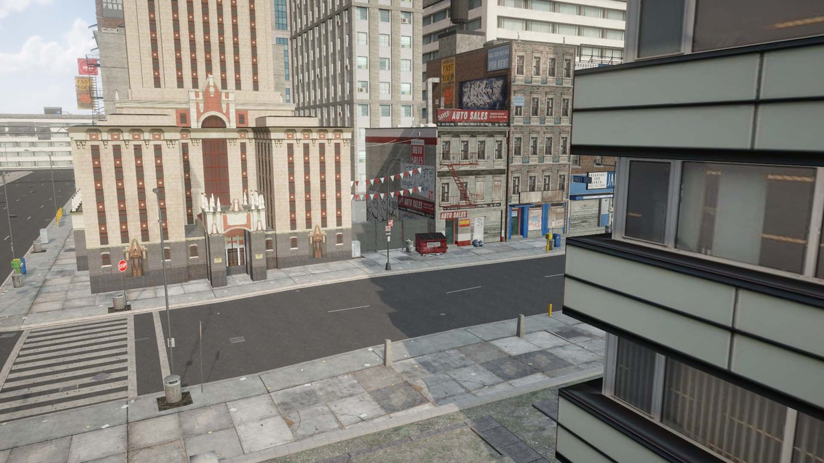 Full Game Ready City Pack Modular Low Poly Urban Environment Low-poly 3D model