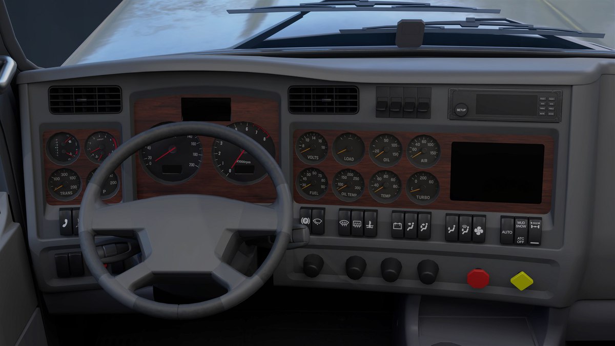 Heavy Truck Chassis 07 Cyan and Grey URP HDRP Textures