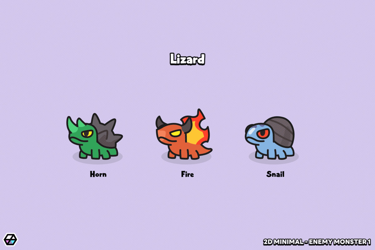 2D Minimal - Enemy Monster1