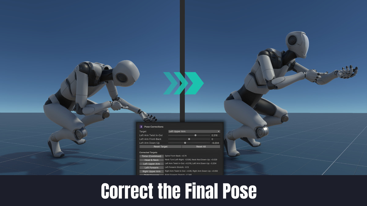 AnimFuse – Animation Blending, Pose Editing and Baking