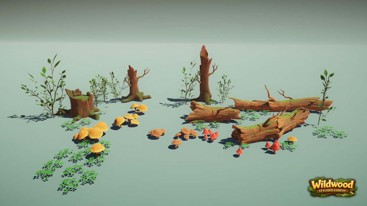 Wildwood: Stylized Forest (Stylized Nature, Stylized Forest, Nature, Biome)