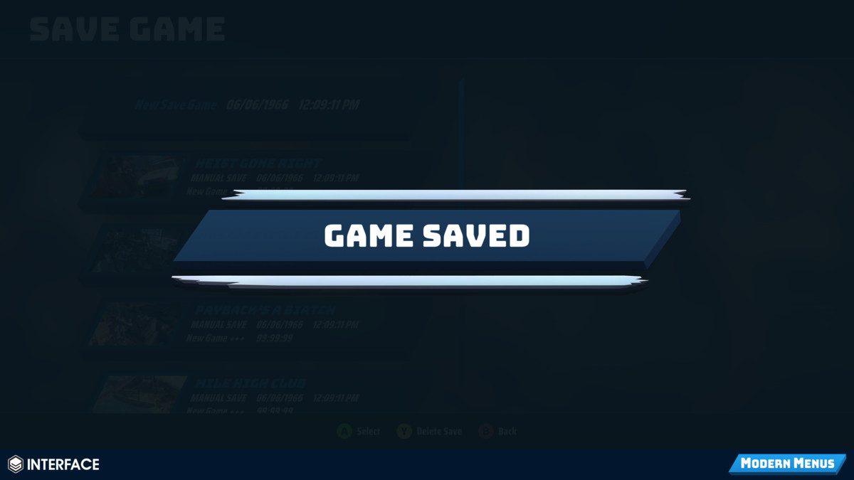 Modern Menus - Synty INTERFACE - GUI