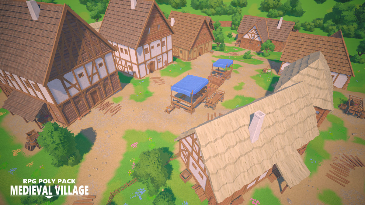 RPG Poly Pack - Medieval Village