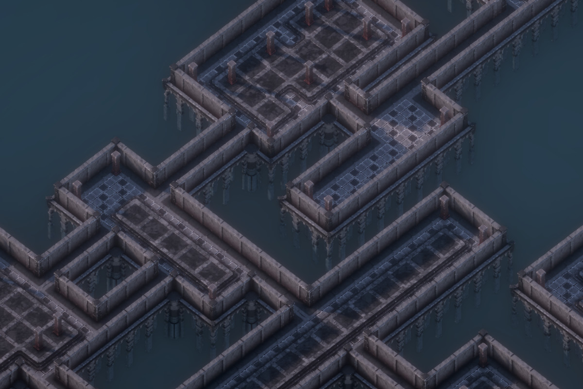 Stylized Dungeon Tileset