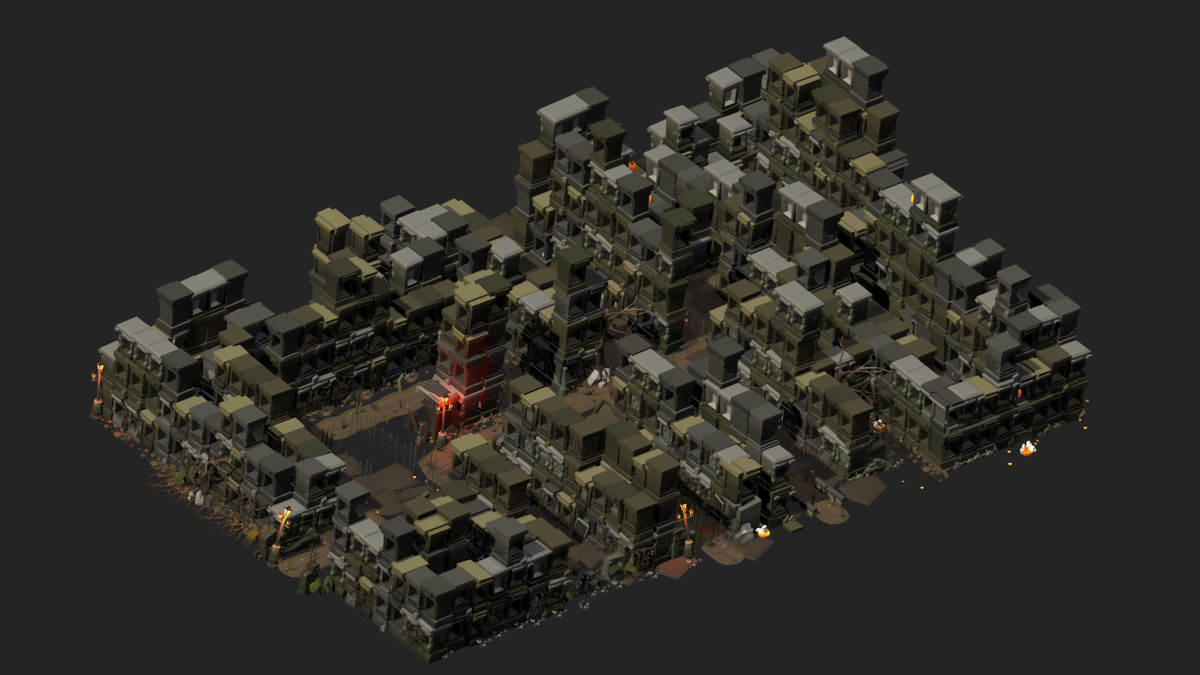 NecroPOLY - Low Poly Cemetery Kit — FREE - Dark Corners