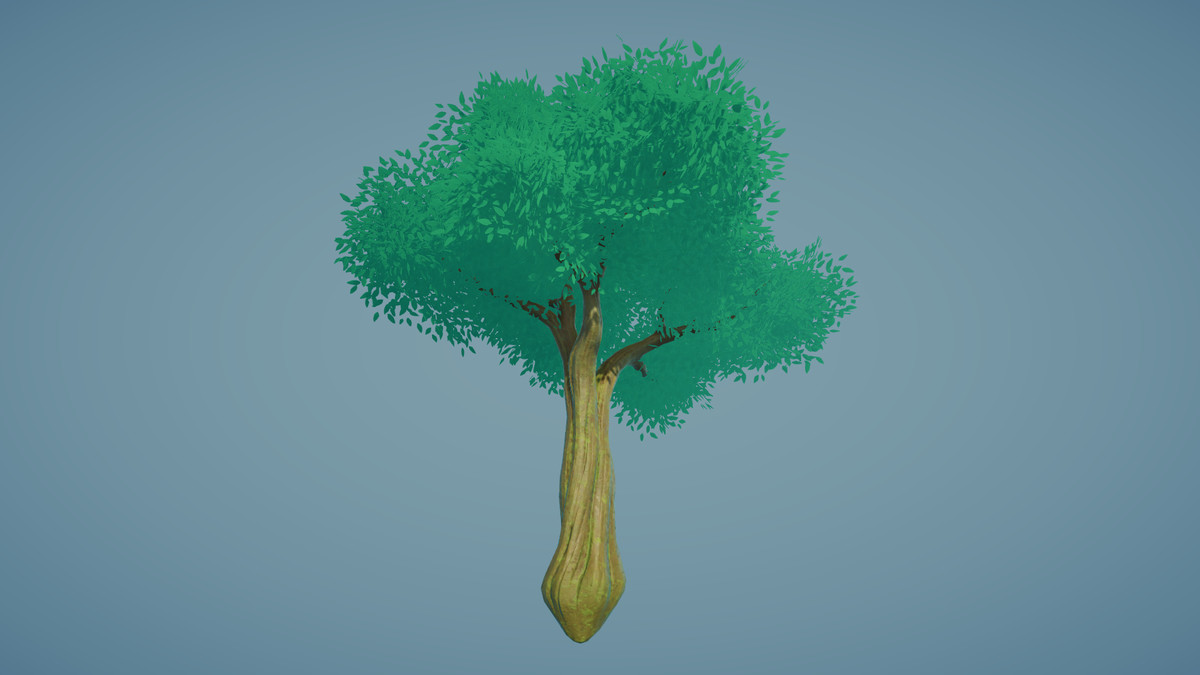 Animated Stylized Trees