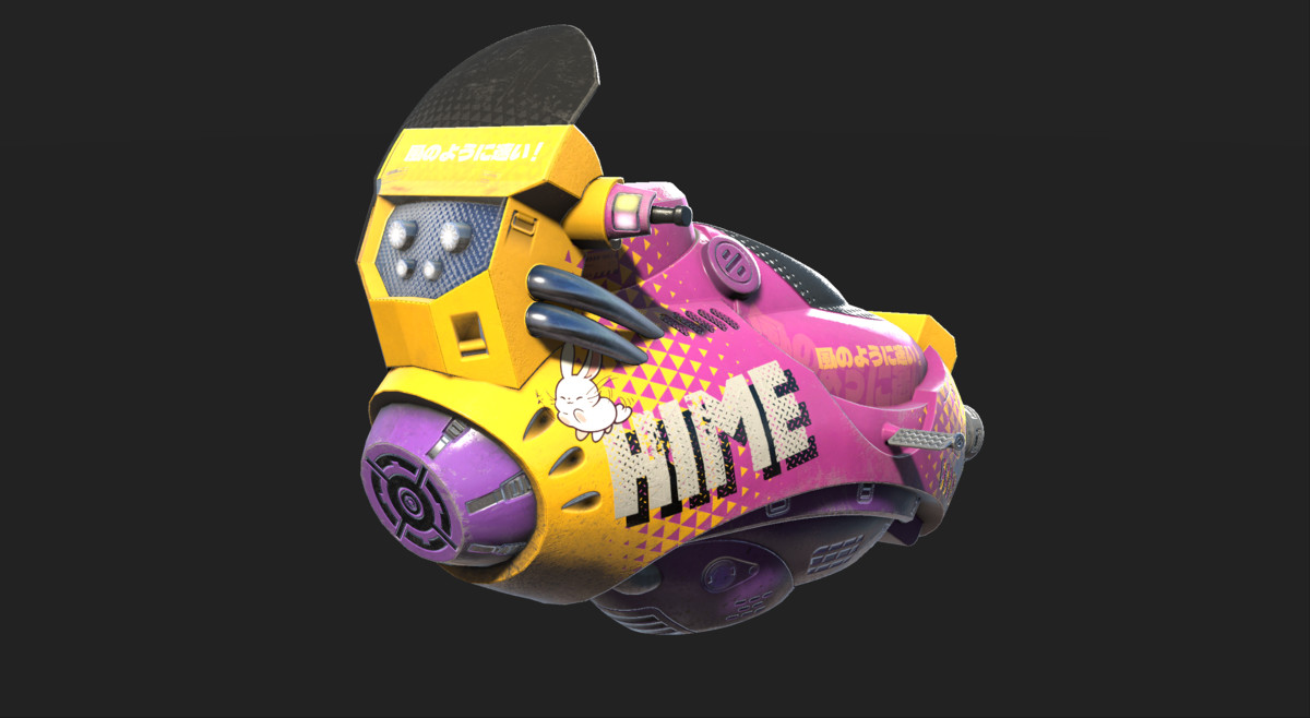 Sci-Fi HOVER SCOOTER /3x different skins!
