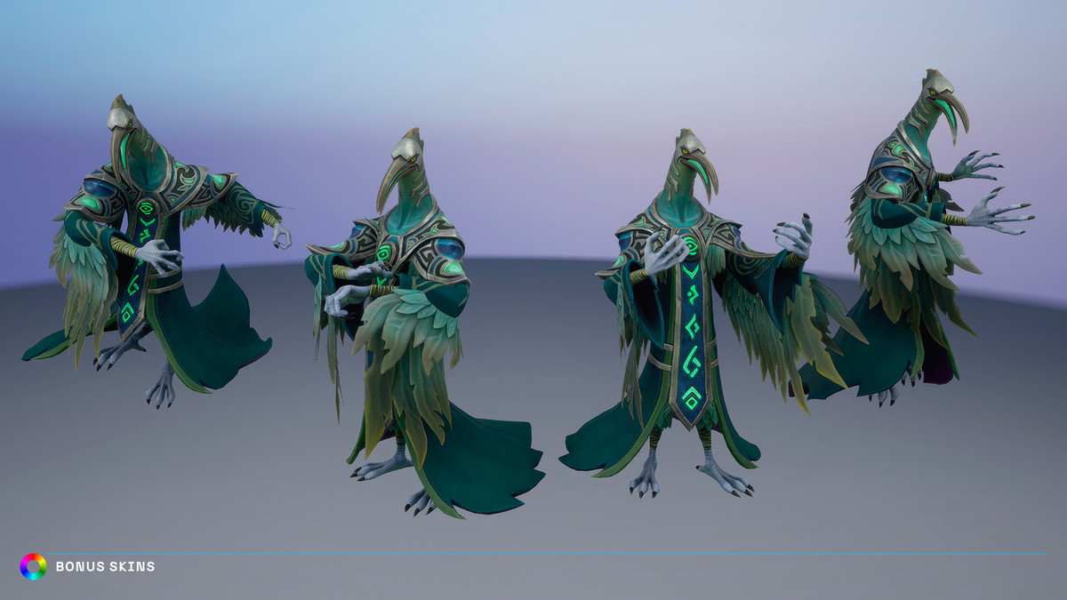 Stylized Egyptian Ibis Mage