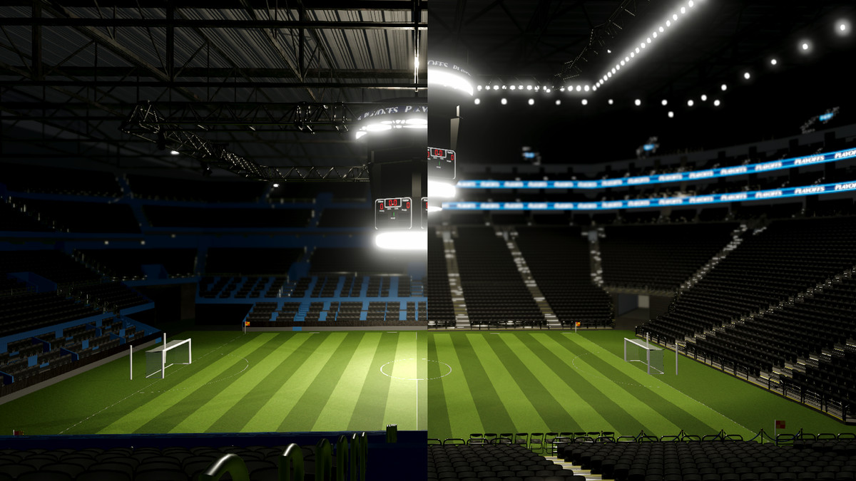 Indoor Football Stadium