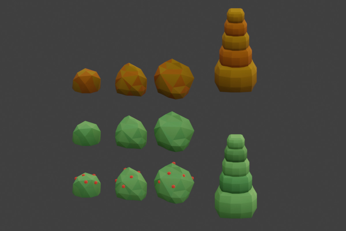 Low Poly Nature Biomes - 120+ Assets