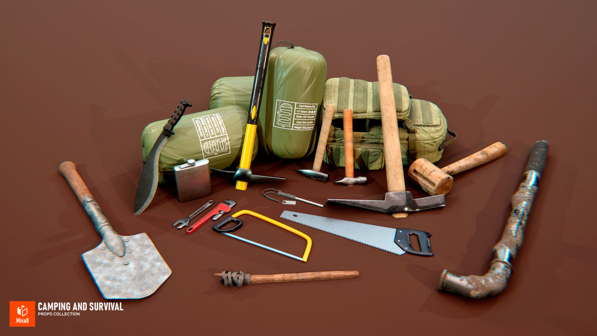 Camping and Survival Props Collection