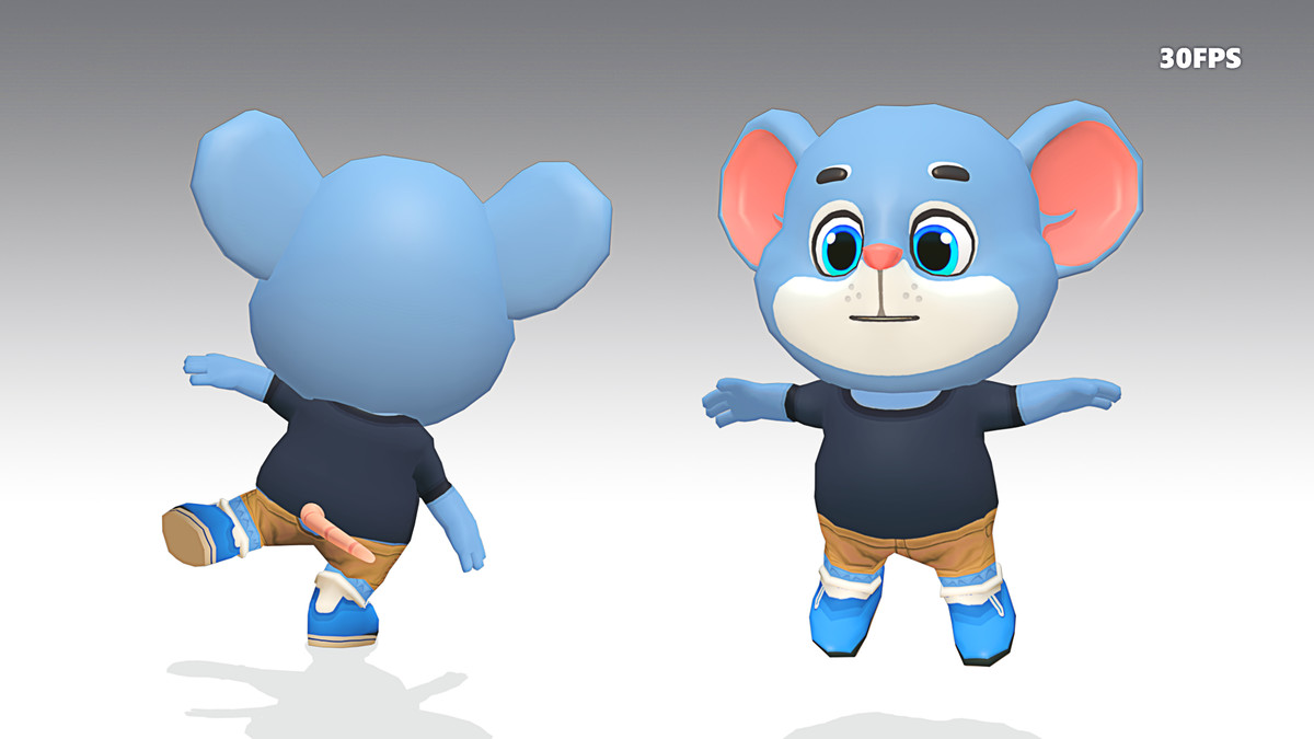 Mouse Rat Rodent Blue Animated