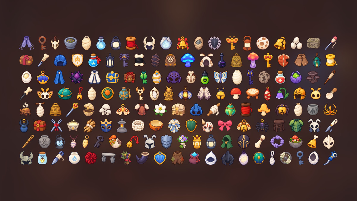 Silk Weaver Insect Fantasy Tailoring Crafting Icons Pack