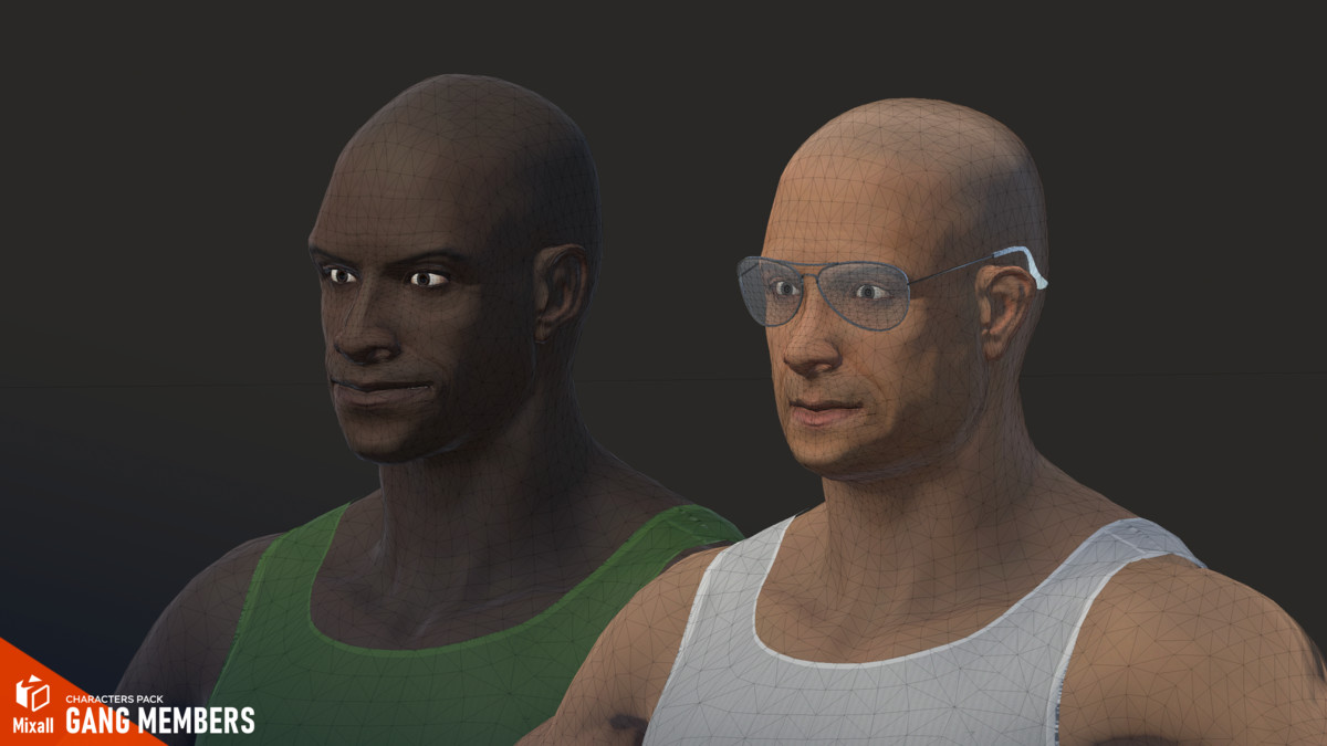 Gang members - characters pack