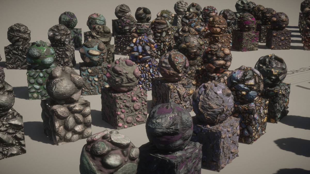 Alien Ground Materials - Pebbles