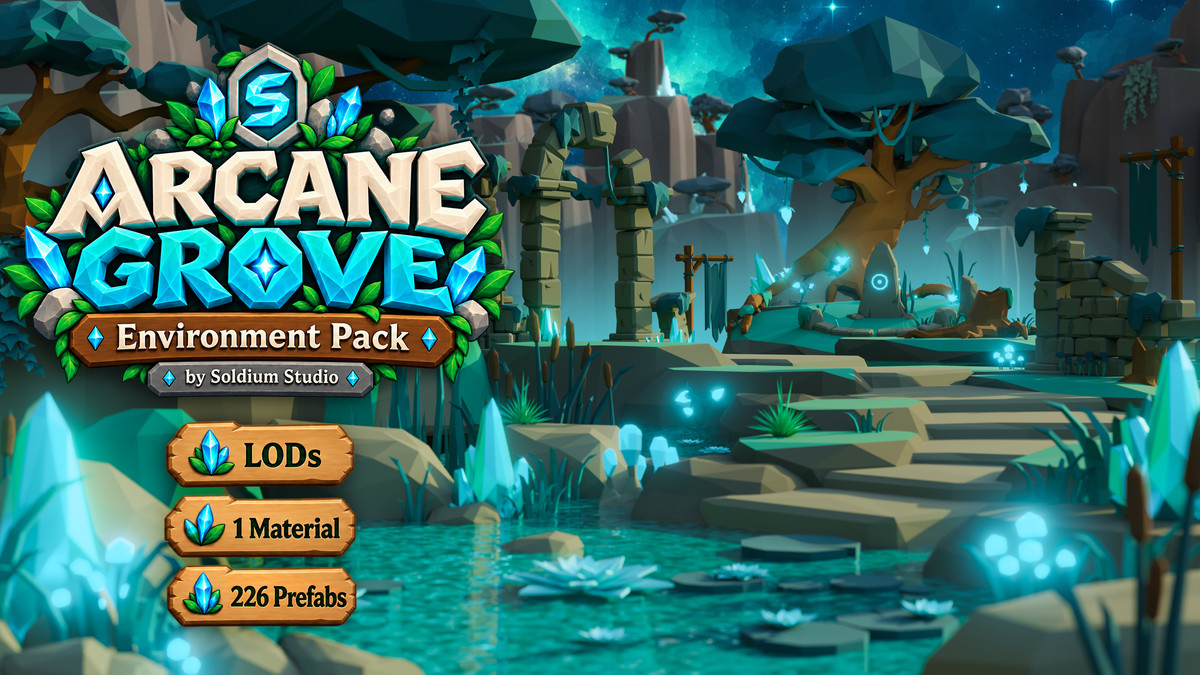 Arcane Grove – Environment Pack by Soldium