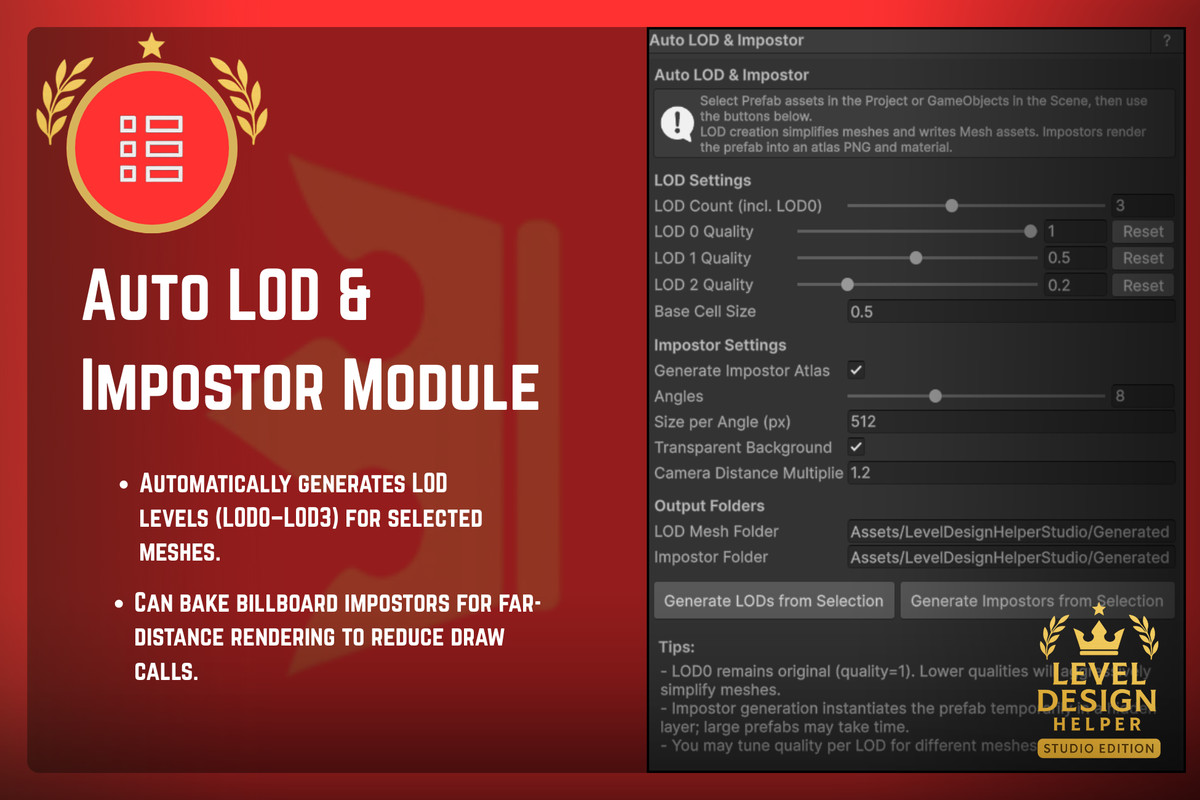 Level Design Helper — STUDIO EDITION