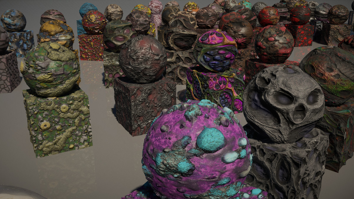 Alien Ground Materials - Organic