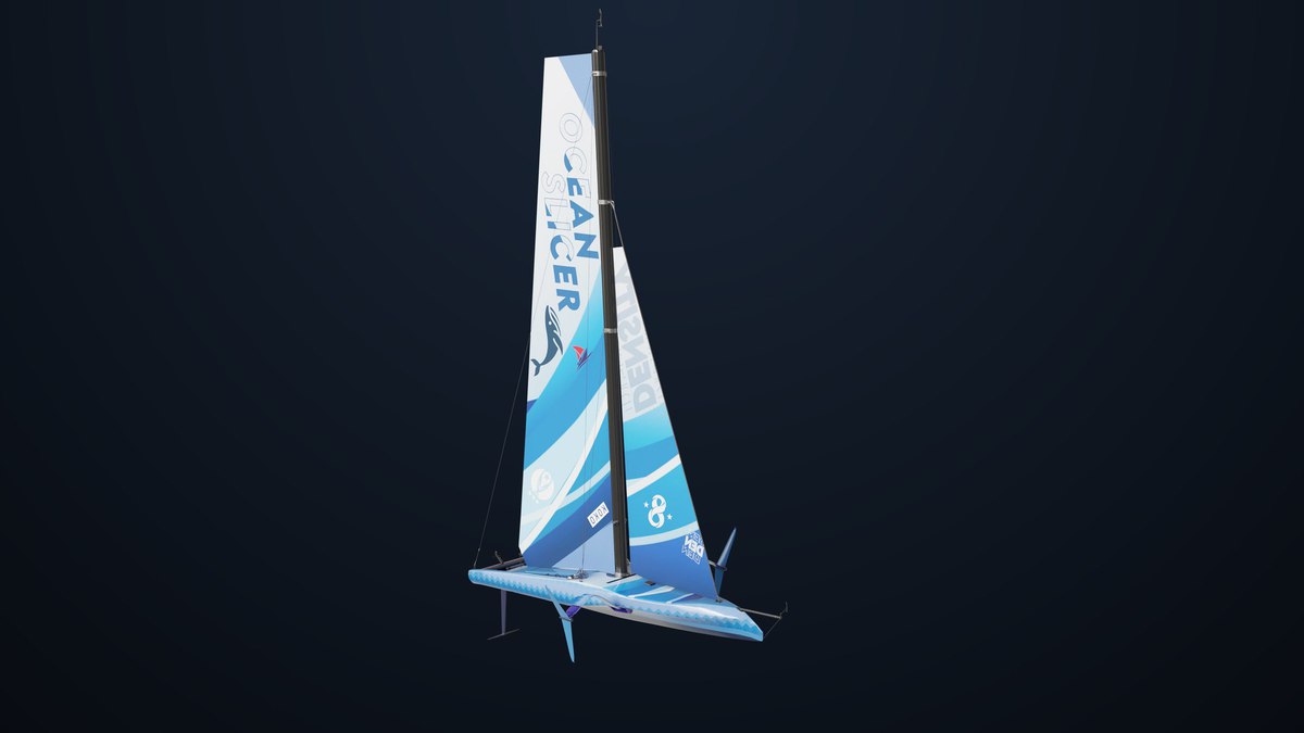 Yacht Hydrofoil Sailing Boats HDRP URP Textures