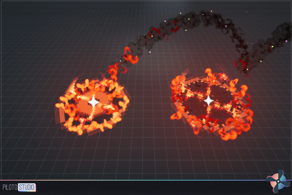 Arcade Pixel Retro Stylized VFX Starter Kit