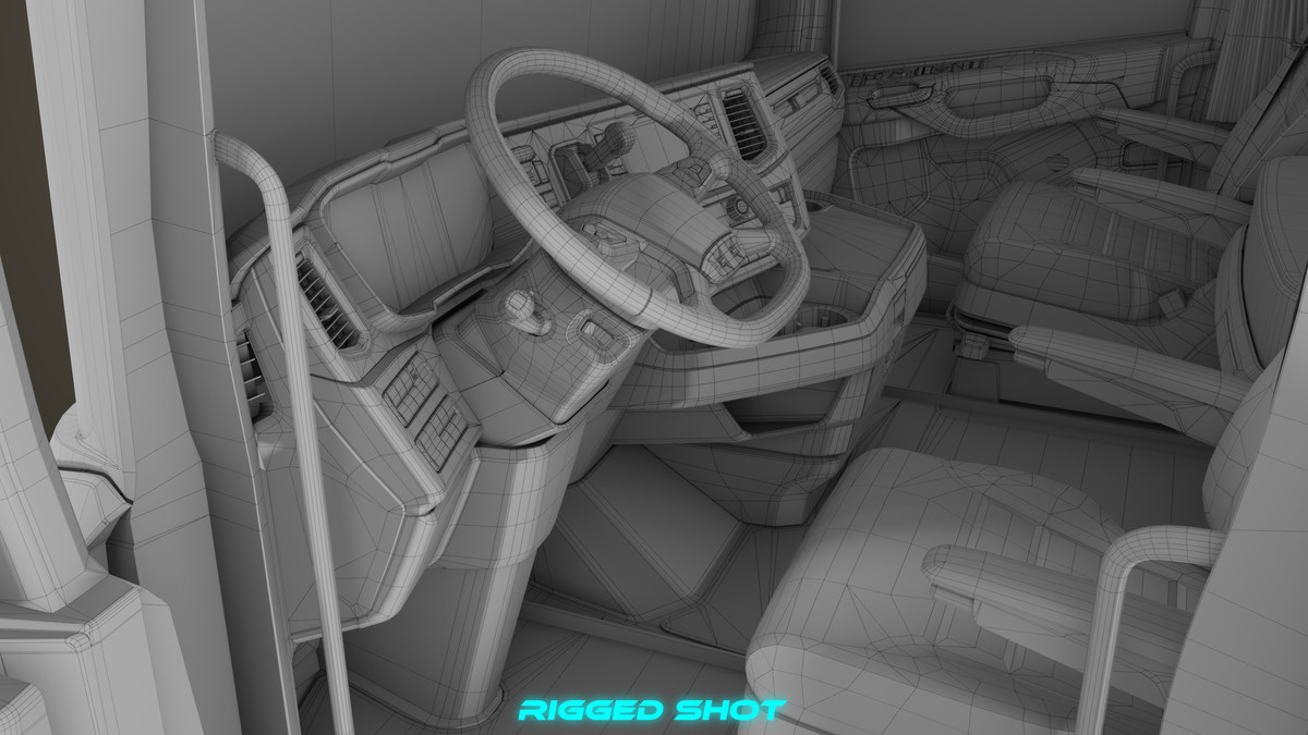 Chassis 06 Cement Trailer 01 Yellow