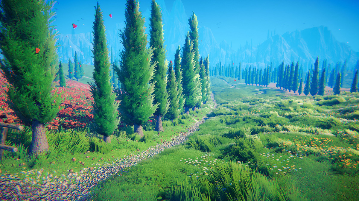 Stylized Cypress Valley