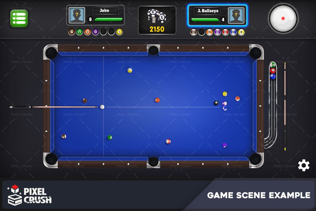 Super Pool - Billiard Game UI Kit