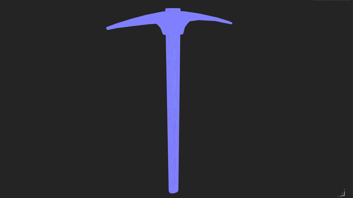 Pickaxe low-poly